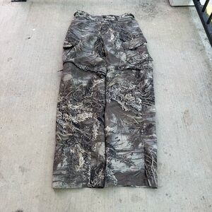 Magellan Outdoors Men's Realtree-Style Camouflage Cargo Pants in Brown and Gray
